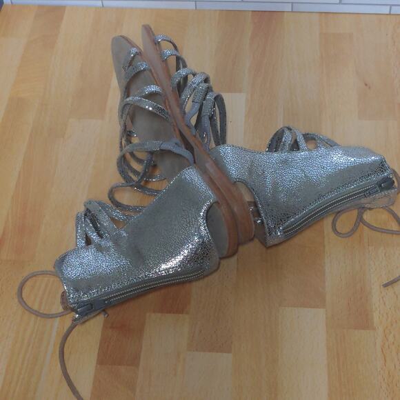 Free People Juliette Wrap Sandals Gladiator - Size 37 (US 7) - Picture 3 of 15